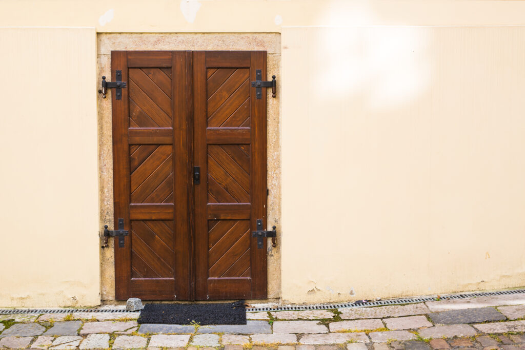 wooden entryway door replacement