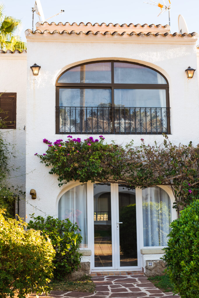 exterior door and custom window