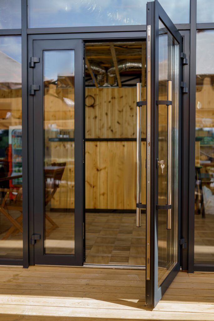 steel door installation in ravenel